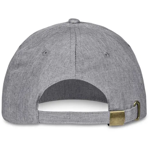 Austin Linen Cap Grey Back